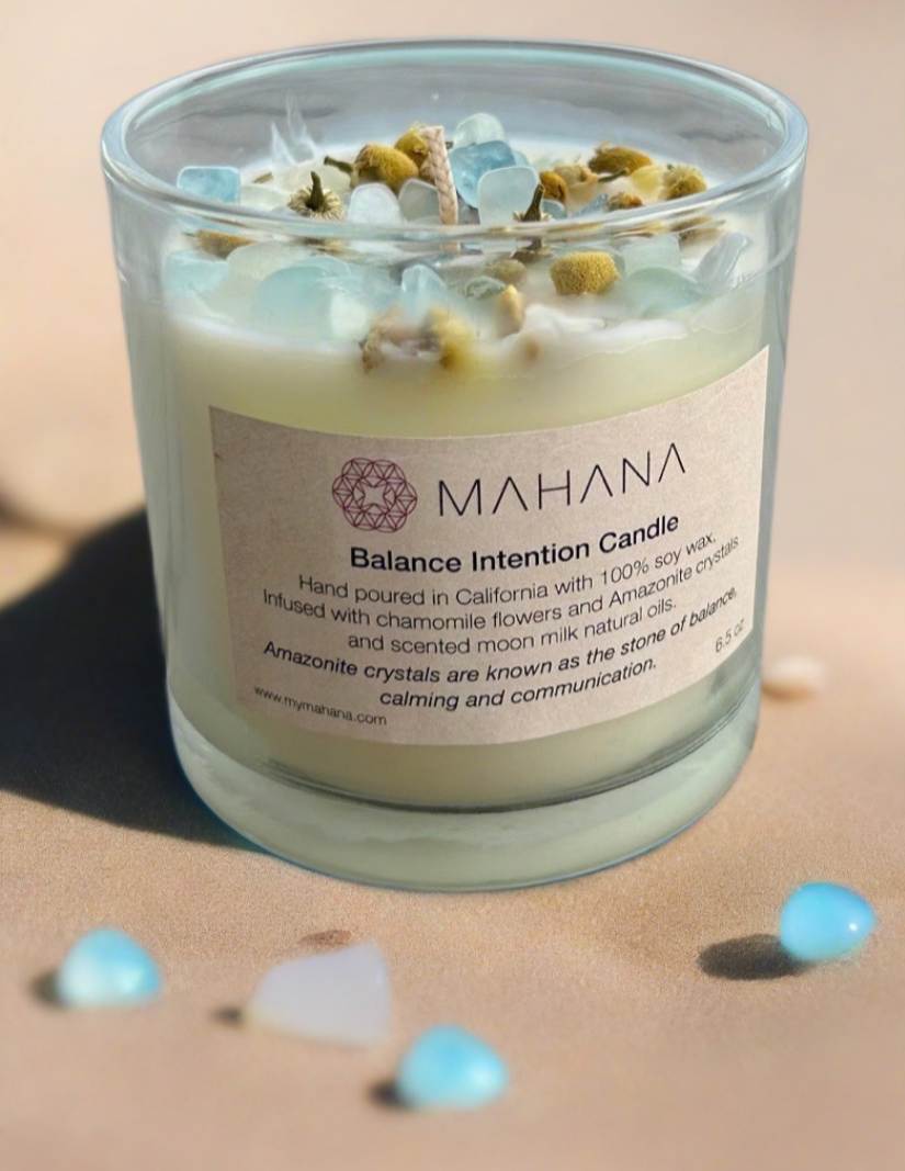 Mahana Balance Intention Candle