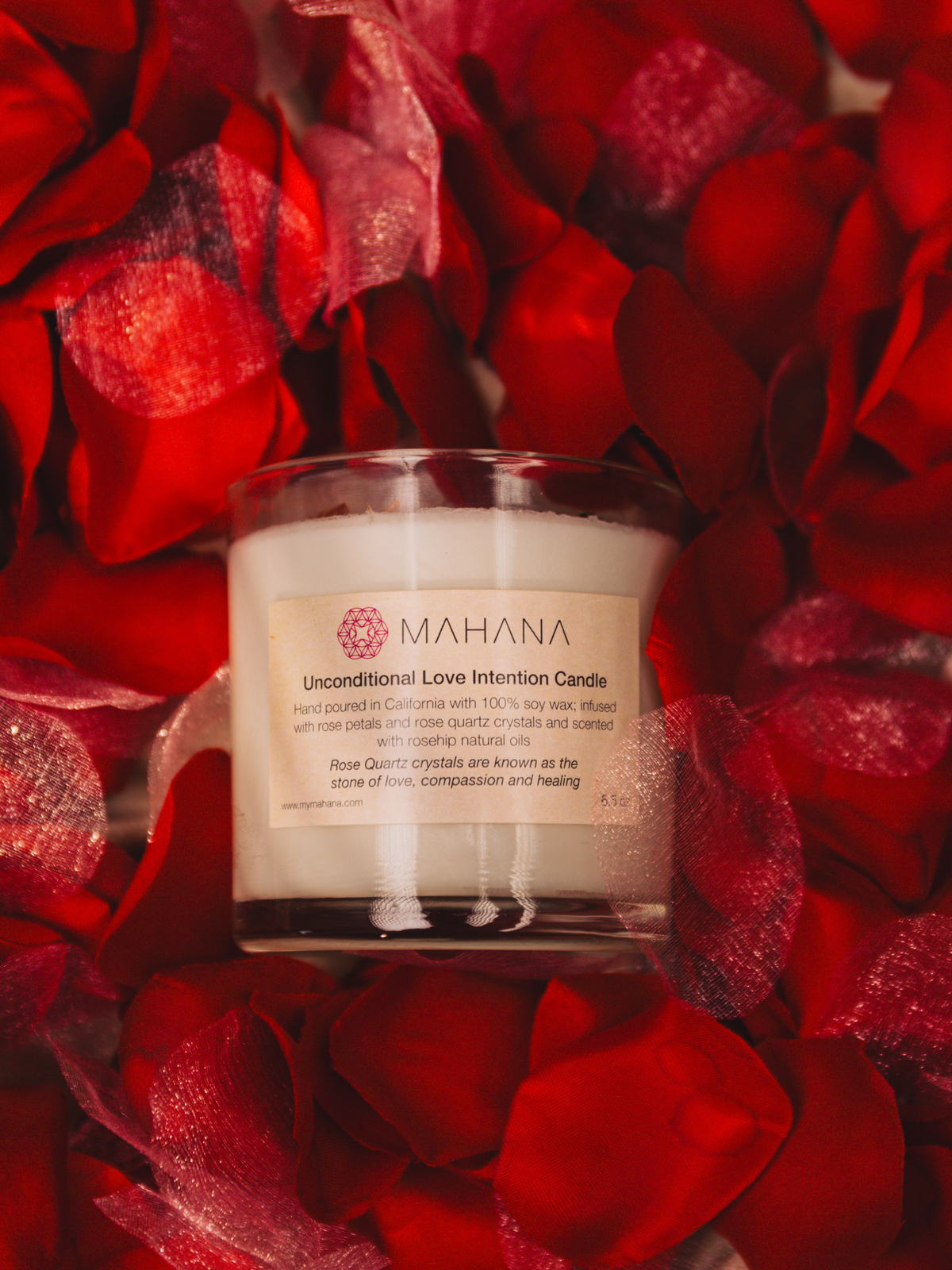 Mahana Unconditional Love Intention Candle