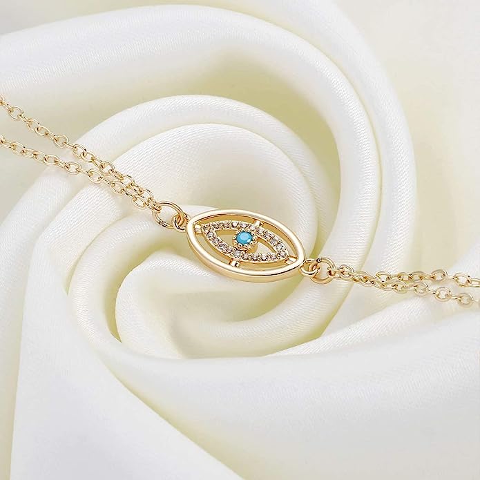 Gold Evil Eye Bracelet