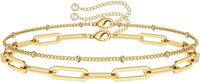 Dainty Gold Bracelet Set