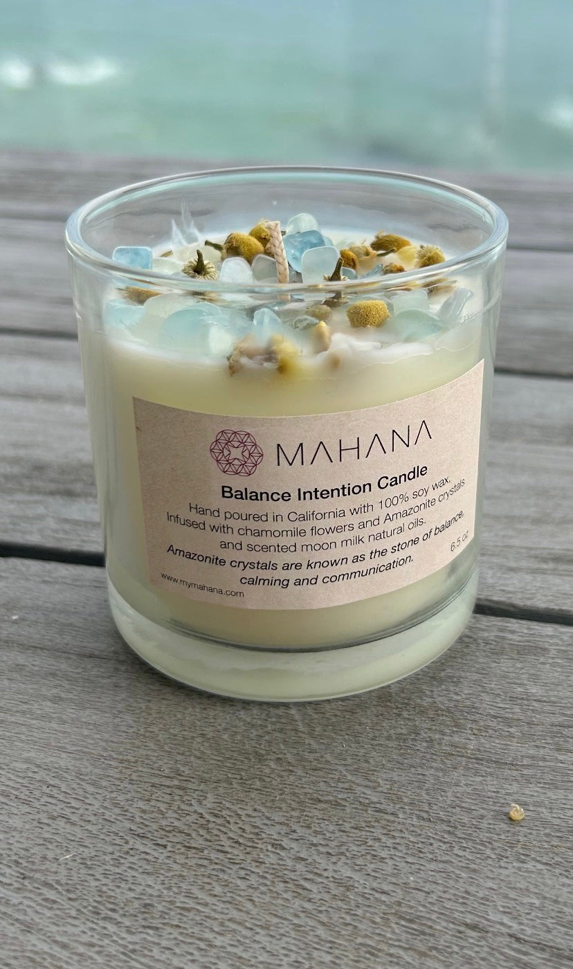 Mahana Balance Intention Candle – MY MAHANA