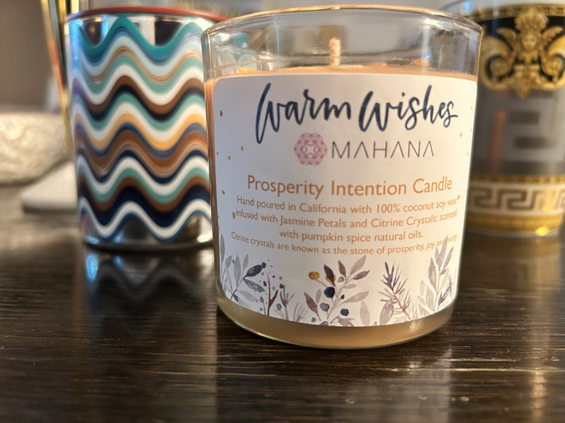 Mahana Prosperity Intention Candle (Limited Edition)