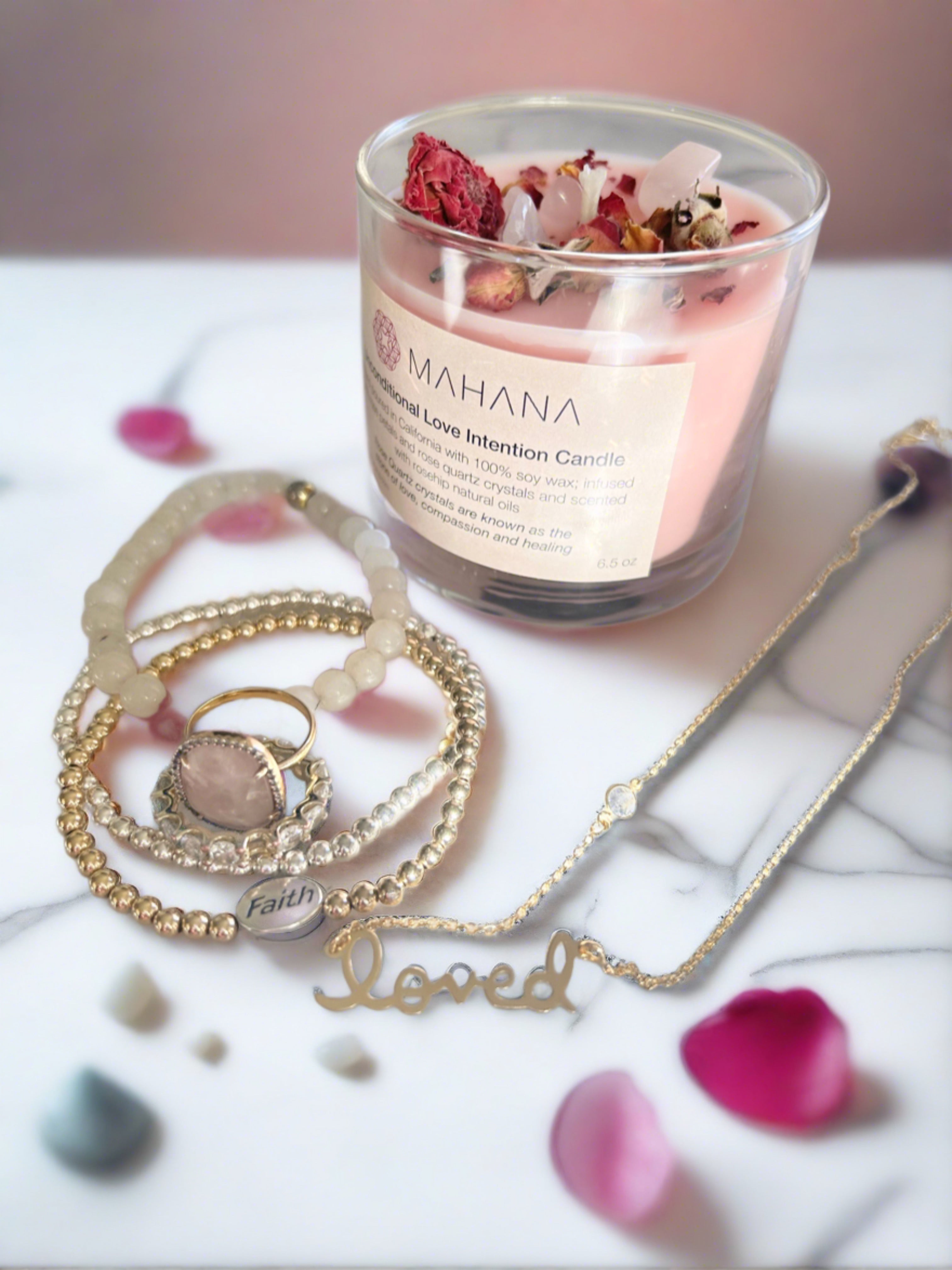 Breast Cancer Awareness: Unconditional Love Intention Candle – MY