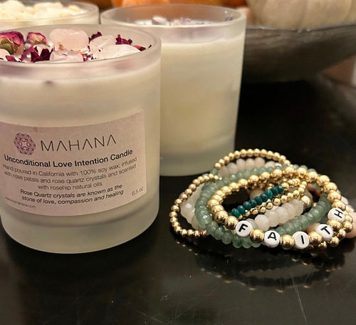 Mahana Unconditional Love Intention Candle