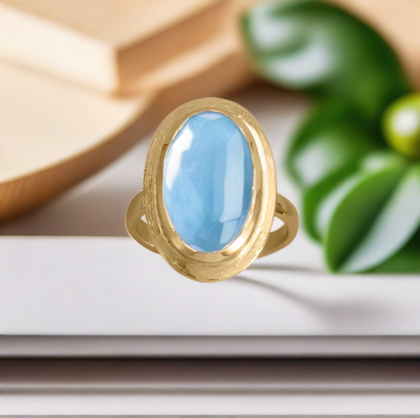 Bring Me Joy Chalcedony Ring