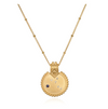 Constellation Zodiac Virgo Sapphire Necklace