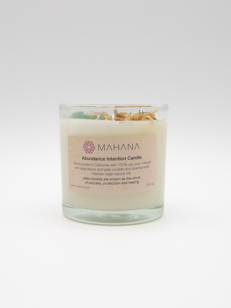 Mahana Abundance Intention Candle