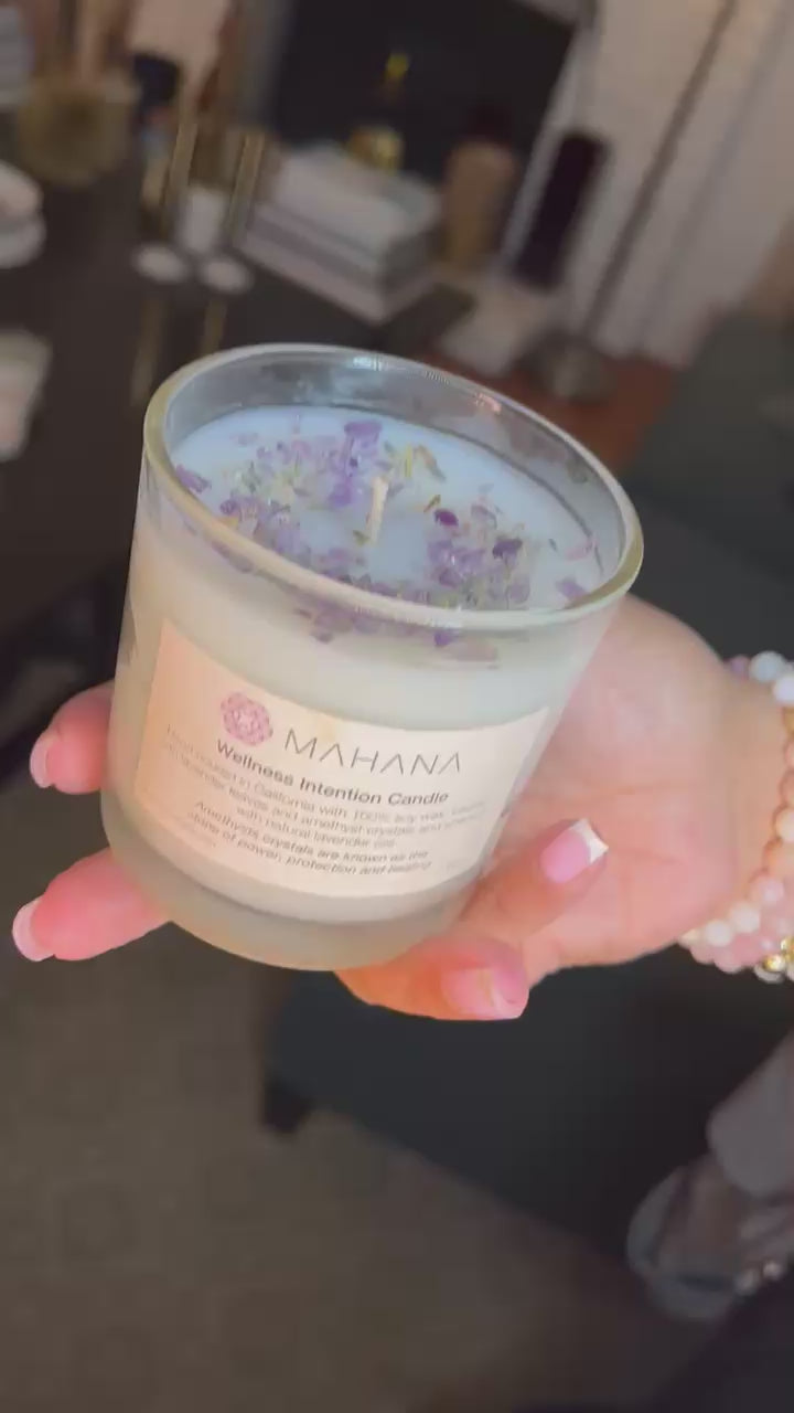 Mahana Wellness Intention Candle