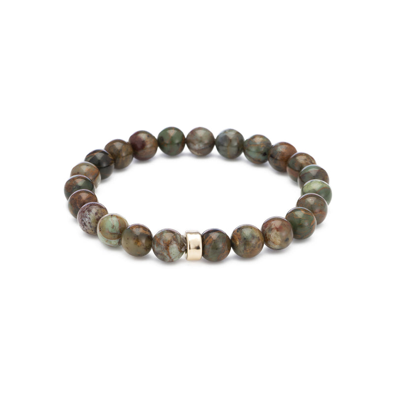 Bracelet with 8mm Opal stone – Gemini Official