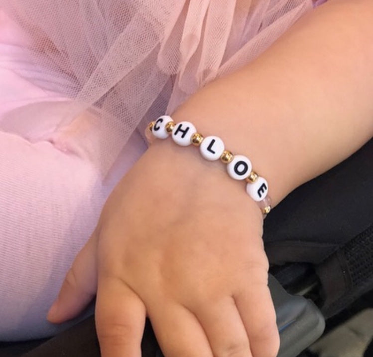 Mommy and Me Custom Name Bracelets