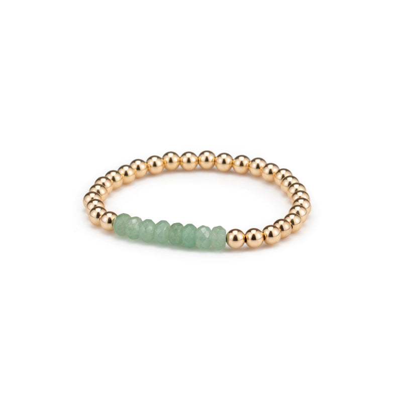 Success Reflection Bracelet With Roundel Beads