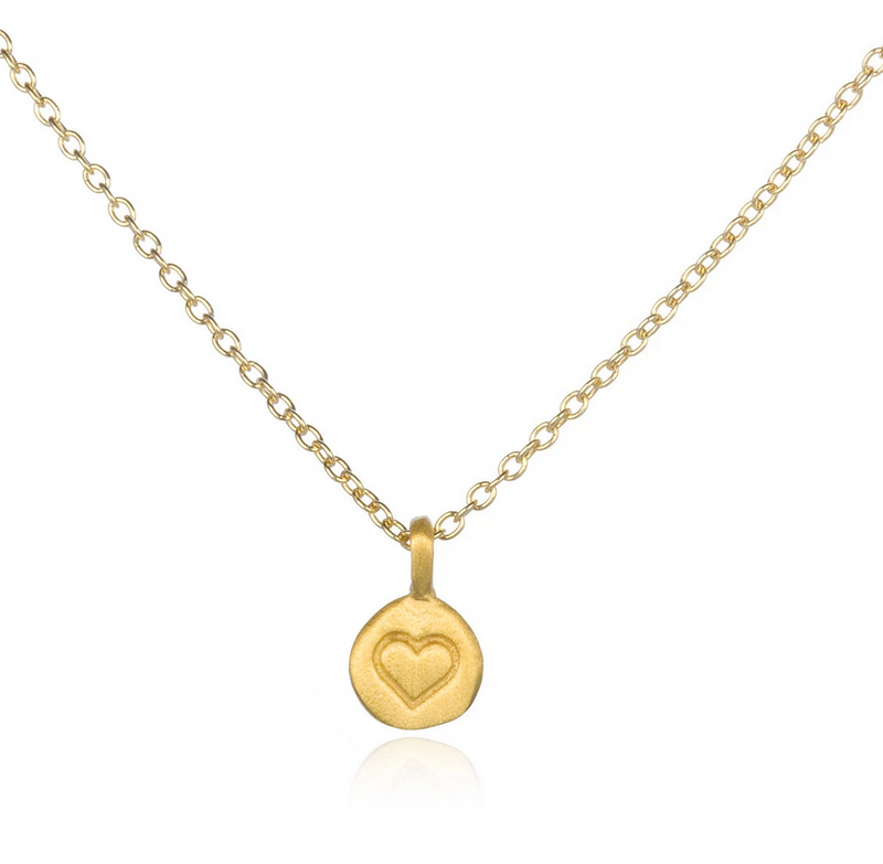 Love Heart Gold Pendant