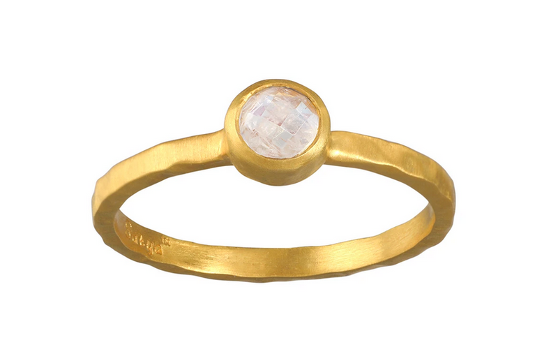 Soulful Substance Moonstone Ring