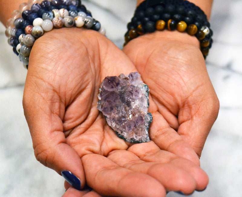 Amethyst Crystal Cluster