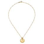 Constellation Zodiac Taurus Emerald Necklace