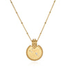 Constellation Zodiac Aries White Topaz Necklace