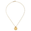 Constellation Zodiac Aries White Topaz Necklace